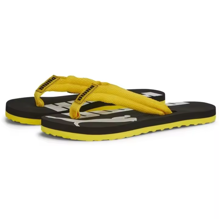 Chanclas Puma Epic Flip V2 para niños unisex en color amarillo - 1