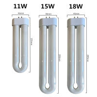 Lámpara UV a 365nm T6 Para Asesinato De Mosquitos Tubo De Luz Ultravioleta De 11W 15W 18W Tipo U Cuatro Agujas Para Lámparas Violeta De Atracción De Moscas - details 0