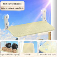 Cama Colgante Para Gato De Ventana Con Malla O Tela De Pelusa Removible 45x30cm Asiento Solar Para Mascotas Suministros De Gato - details 9