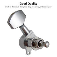 6pcs Tuners De Guitarra Eléctrica Y Acústica Con Enganches Sellados 3L3R Tuning Pegs Accesorios Para Guitarra - details 12