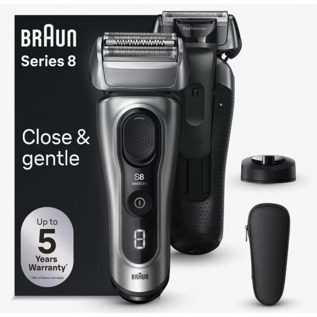 Braun Series 8 8517s - Afeitadora Eléctrica para Hombre con Recortadora de Precisión y 4+1 Elementos de Afeitado, Producto Europeo con Garantía Oficial.
