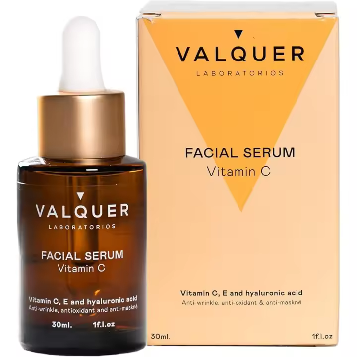 Valquer Profesional Serum Facial de Vitamina C & Ácido Hialurónico - 30ml - 1