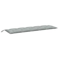 vidaXL Cojín para banco de jardín tela 180x50x7 cm Color Antracita melange,  Gris claro melange,  Gris oscuro melange y mas Cojín Decorativo de Asiento Cojines de muebles de salon - details 3