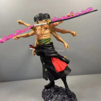 Figura De Acción Zoro Clásica One Piece Roronoa Zoro Modelo Flow Shura Serie 40cm PVC Adorno De Escritorio Juguetes GK Regalos Para Hombres Y Mujeres - details 8