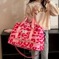 Bolso De Viaje Para Mujer Con Estampado Animal De Nylon Duradero Y Gran Capacidad Bolso Deportivo Grande Para Fin De Semana Y Noche - details 7