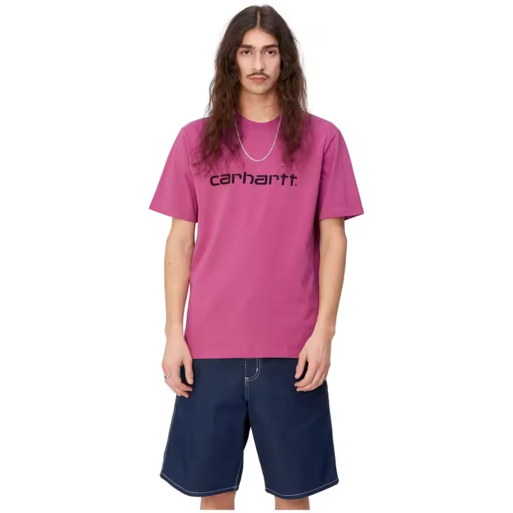 Camiseta de Manga Corta Carhartt WIP  para hombre en color rosa - 1