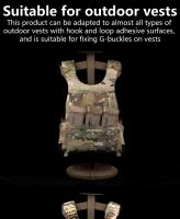 Alfombra De Colgante Frontal Con Inserto Elástico Triplet Pouch 5.56 Accesorios De Equipo Exterior MOLLE Holster Pouch - details 5