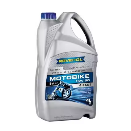 RAVENOL Motobike 4-T Ester SAE 15W-50 - 4 L - 1