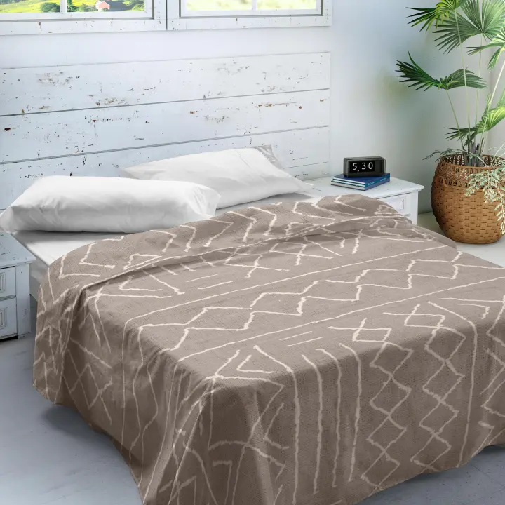SANDAL- Juego de sábanas Estampadas 2/3 piezas - Algodón Extra Suave - Fabricado en España - NAUEK - Cama 90/135/150/180 cm - 1