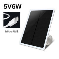 Panel Solar 5V6W 6V3W Micro/Type-C Para Carga De Baterías Sistema De Celulas Solares DIY De Polisilicona Para Camping Al Aire Libre - details 7