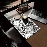 Alfombrilla De Secado De Platos Con Estampado De Café Vintage Antideslizante Absorbente Y Resistente Al Desgaste Para Decoración De La Mesa Y Piso Del Cocina - details 6