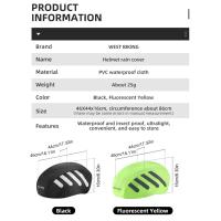 Cubierta Para Casco De Motocicleta Con Bandeja Reflectante Gorras Para Bicicletas Impermeables De Visibilidad Alta Para Ciclismo - details 26