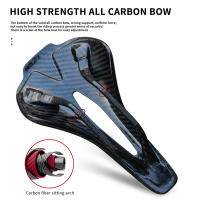 Sillín De Bicicleta COEVLO M5 3D Imprimido En Fibra De Carbono Hueco Para MTB Y Ciclismo De Carretera Cómodo Transpirable Unisex - details 7