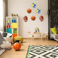 Soporte De Deportes Para Pelotas Metálico Pared Montado Soporte Duradero Para Baloncesto Fútbol Voleibol En Venta Por Unidad O Paquete De 2 - details 4