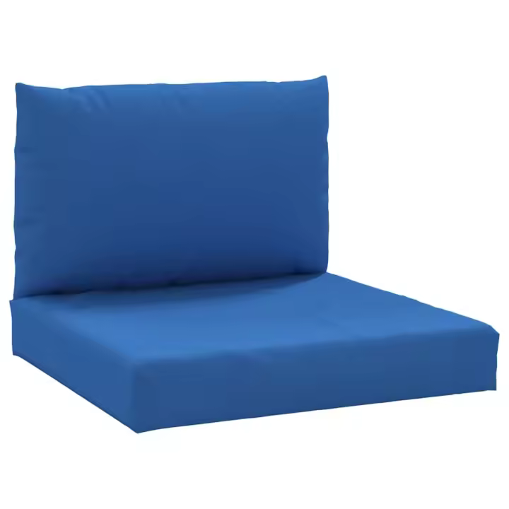vidaXL Cojines para palets 2 unidades tela Oxford azul - 1