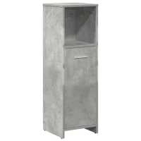 vidaXL Set muebles de baño 2 piezas madera contrachapada gris hormigón - details 2