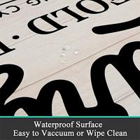 Alfombra De Piso De Veludo Cristal Clásica Absorbedora De Agua Antideslizante Para Cocinas Y Lavanderías Tamaño Rectangular - details 3