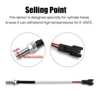Medidor De Temperatura De Cilindro KOSO Para Motocicleta Pantalla LCD Digital Universal Sensor SAMCI Medidor De Temporadura Del Cilindro - details 6