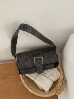 Bolso Pequeño De Cuadrado Retro Maillard Para Mujer Versátil Y Moda Nueva 2025 Bolso De Hombro Y Cruzado De Alta Calidad - details 4