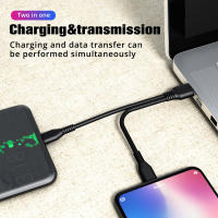 Cable De Carga Rápida 2 En 1 USB Tipo C Y Micro USB Para Teléfonos Móviles Compatible Con Huawei Samsung Xiaomi Cable De Alimentación Tipo C USLION - details 1