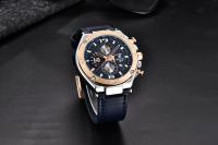 Reloj De Pulsera Deportivo Multifuncional Para Hombre BENYAR 2023 Cronógrafo De Cuarzo Resistente Al Agua 30M Con Manos Luminosas Y Calendario Completo Material De Correa De Cuero - details 13