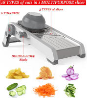 LMETJMA Slicercito De Verduras Ultra Afilado Corte De Alimentos Ajustable Espesor Diferente KC0450 Herramienta De Cocina - details 0