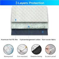 Protector De Ventanas De Coche Anticongelante Con 9 Magnetos Universal Bloqueador De Sol Visor Para Ventilador Delantero Y Trasero - details 7
