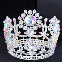 Tiaras Y Coronas De Lujo Para Novia Accesorios De Peluquería De Boda Para Mujeres Adornos De Cabello De Diadema De Concursos - details 0