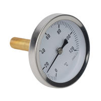 Termómetro De Acero Inoxidable Para Barbacoa Con Cobre 1/2" Tornillo Buffer Calentador Medidor De Temperatura 120°C Para Cocina - details 3