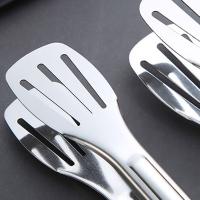 Pinzas De Alimentos De Acero Inoxidable Para Cocina Utensilios De Buffet Herramientas De Cocina Resistentes Al Calor Para Pasteles Saladas BBQ - details 2
