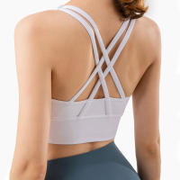 Sujetador De Yoga Para Mujer Deporte Fitness Ciclismo Transpirable Secado Rápido Cross Back De Alta Calidad - details 3
