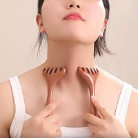 Peine De Masaje Meridiano Cuidado Capilar Conchas De Six-Claw Gua Sha Scraping Massajeador De Dientes Anchos Facial Y Corporal - details 3