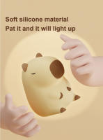 Lámpara Nocturna Para Niños De Silicona Capybara Cartoon USB Recargable Con Temporizador Y Regulación De Brillo Luces De Noche Decorativas Para Habitación - details 5