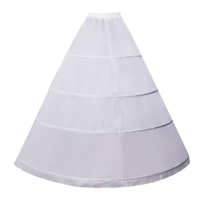 Falda De Novia Crinolina Slip Suelta Para Vestido De Baile Y Boda Material De Poliéster Técnica De Crocheteado Adulto - 1