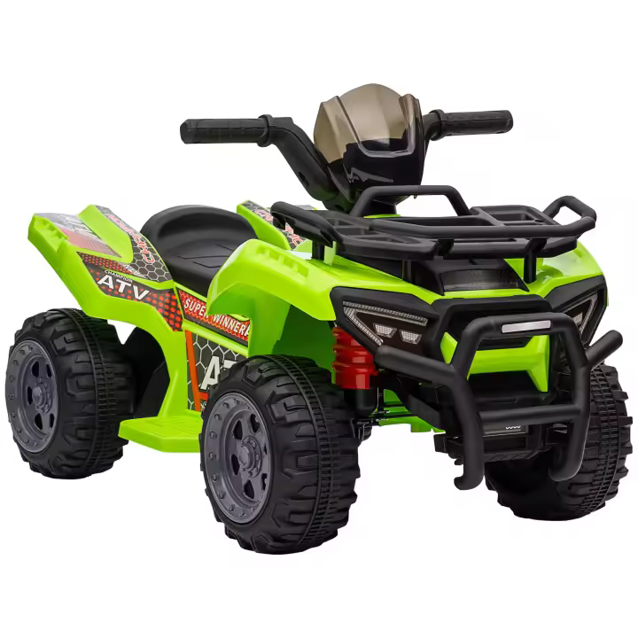 HOMCOM Quad Eléctrico para Niños de +18 Meses Vehículo Eléctrico a Batería 6V Infantil con Velocidad de 2 km/h y Avance 70x42x45 cm - 1