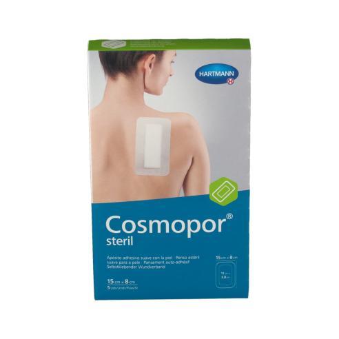 COSMOPOR APÓSITO ESTÉRIL 15 CM X 8 CM 5 UNIDADES