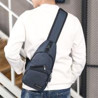 Bolso De Hombro Para Hombre Con Puerto USB Bolsa Transversal Deportiva Monedero Estilo Casual Tamaño 16x8x33cm - details 8