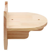 Estante De Madera Para Gato Montado En La Pared Con Escaleras Y Perches En Forma De Rostro De Gato Mobiliario De Mascotas Para Gatos Internos Dormitorio Y Descanso - details 7