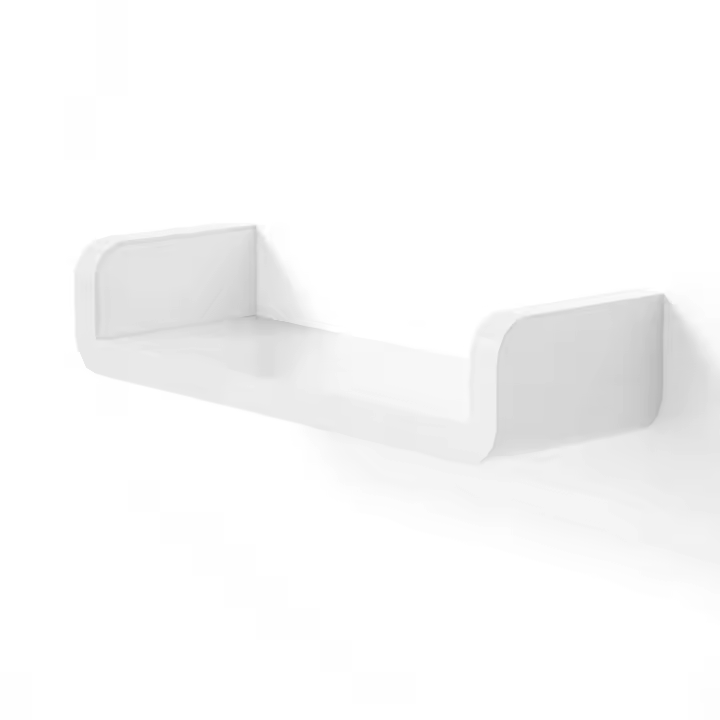 Estante de almacenamiento de pared, estante flotante, longitud 35 cm, adecuado para sala de estar, oficina, baño, cocina - 1