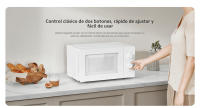Official | Xiaomi Microwave Oven, Control clásico con dos botones, Microondas de calentamiento rápido de 700 W, Calor envolvente de 360°, 5 niveles de ajuste de temperatura, Función de descongelación sin perder frescura, Ajuste de 35 minutos - details 2