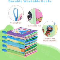 Libros De Tela Para Bebés Juguetes De Aprendizaje Coloridos Sonido De Plegado Y Sensación Para Halloween Thanksgiving Y Navidad - details 4