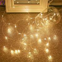 Luces De Navidad LED Para Boda Y Fiesta Cadena De Luces De Cobre Impermeable 5M/10M Para Cortina Decorativa Y Garland - details 1