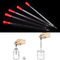 1pc Pipeta De Vidrio Graduado Con Bola De Goma Para Experimentos En Laboratorio Y Escuela Dispensador De Gotas De 0.5ml/1ml/2ml/3ml - details 8