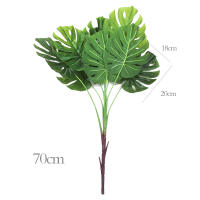 Planta Artificial De Palma Tropica 70-78cm Gran Hoja Falsa De Plátano Para Decoración De Jardín Y Hogar Arbolito De Pasote De Plástico - details 2