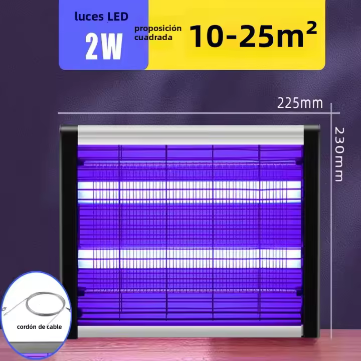Lámpara LED Repelente De Insectos Eléctrico 220V Mosquitera Eficiente Búho LED UV Para Control De Plagas En El Hogar - 1