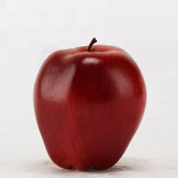 3/6 Manzanas Artificiales Realistas Para Decoración De Casa Cocina Y Fiestas Tamaño 3.1 Pulgadas Frutas Rojas Para Adornos - details 11