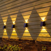 Lámpara De Pared Solar LED Para Exterior Impermeable Iluminación Atmosférica Decorativa Para Jardín Paseo Porche Balcón Camping Moderna - details 7