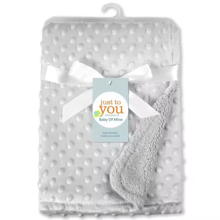 Manta Bebé 76*102CM Doble Capa Suave Térmica Para Recién Nacidos Envoltura De Baño Y Carritos De Bebé Abrazadera De Sueño Para Todas Las Estaciones - 1