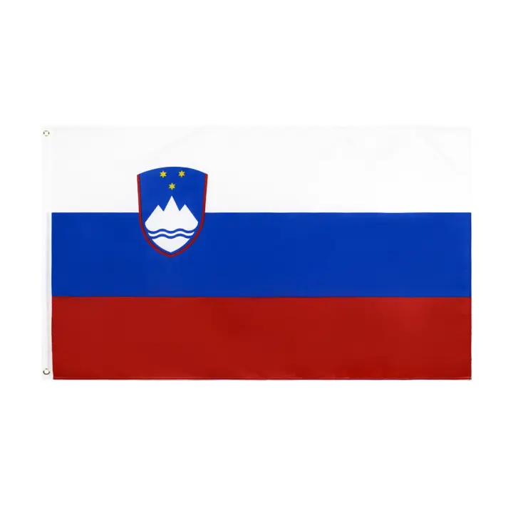 Bandera De Slovenia 90x150 Cm Material Poliéster Estilizado Para Decoración Sujeta En Plástico Origen Mainland China - 1