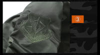 Chaqueta De Piloto MA-1 Para Hombre Estilo Militar Con Estampado De Camuflaje Chaqueta De Béisbol Gruesa De Algodón Para Otoño E Invierno Cierre De Cremallera - details 8